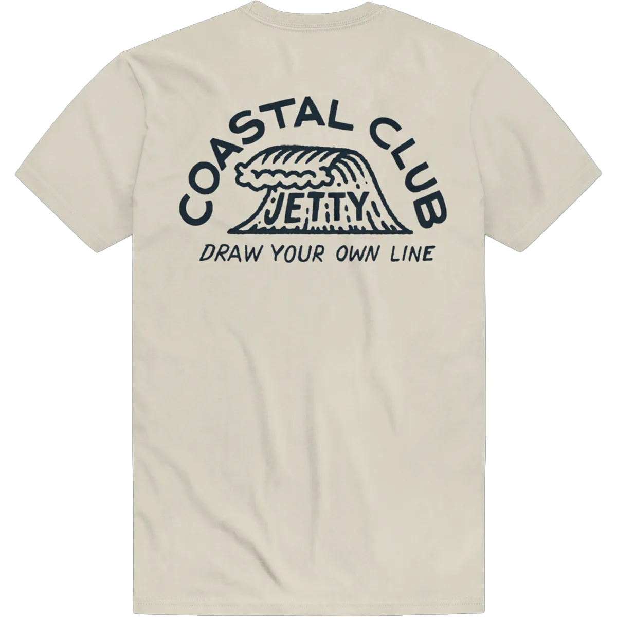 Men's Coastal Club Tee Quiet Luxury SlipResistantWaistband