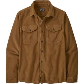 Lightweight Composite Reflective Safety Accents Men's Corduroy Shirt