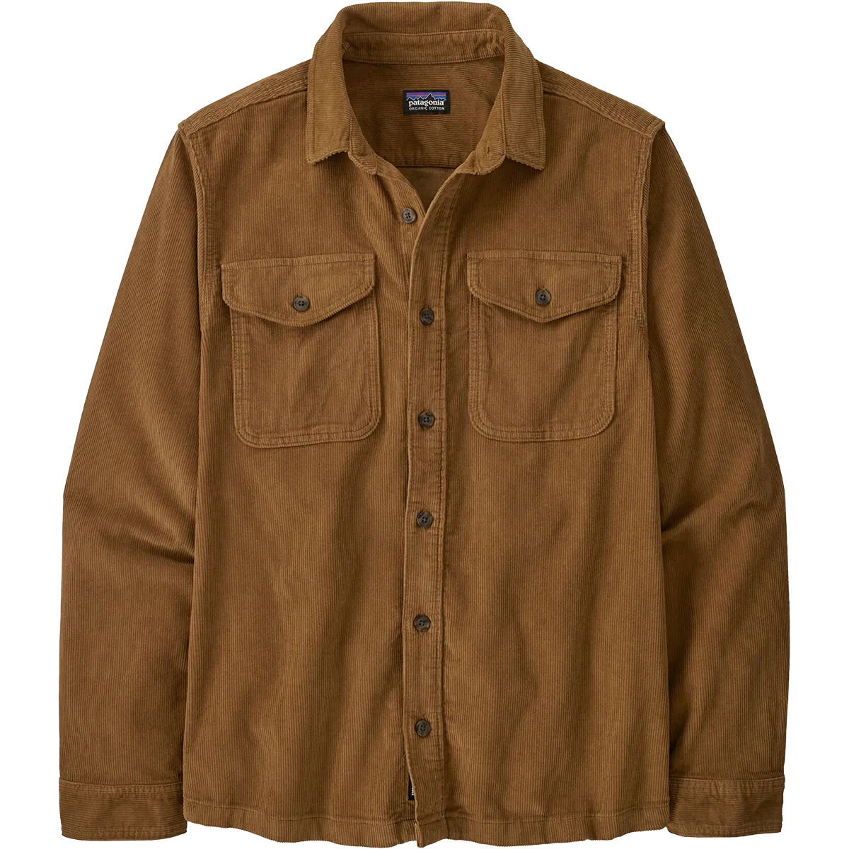 Lightweight Composite Reflective Safety Accents Men's Corduroy Shirt