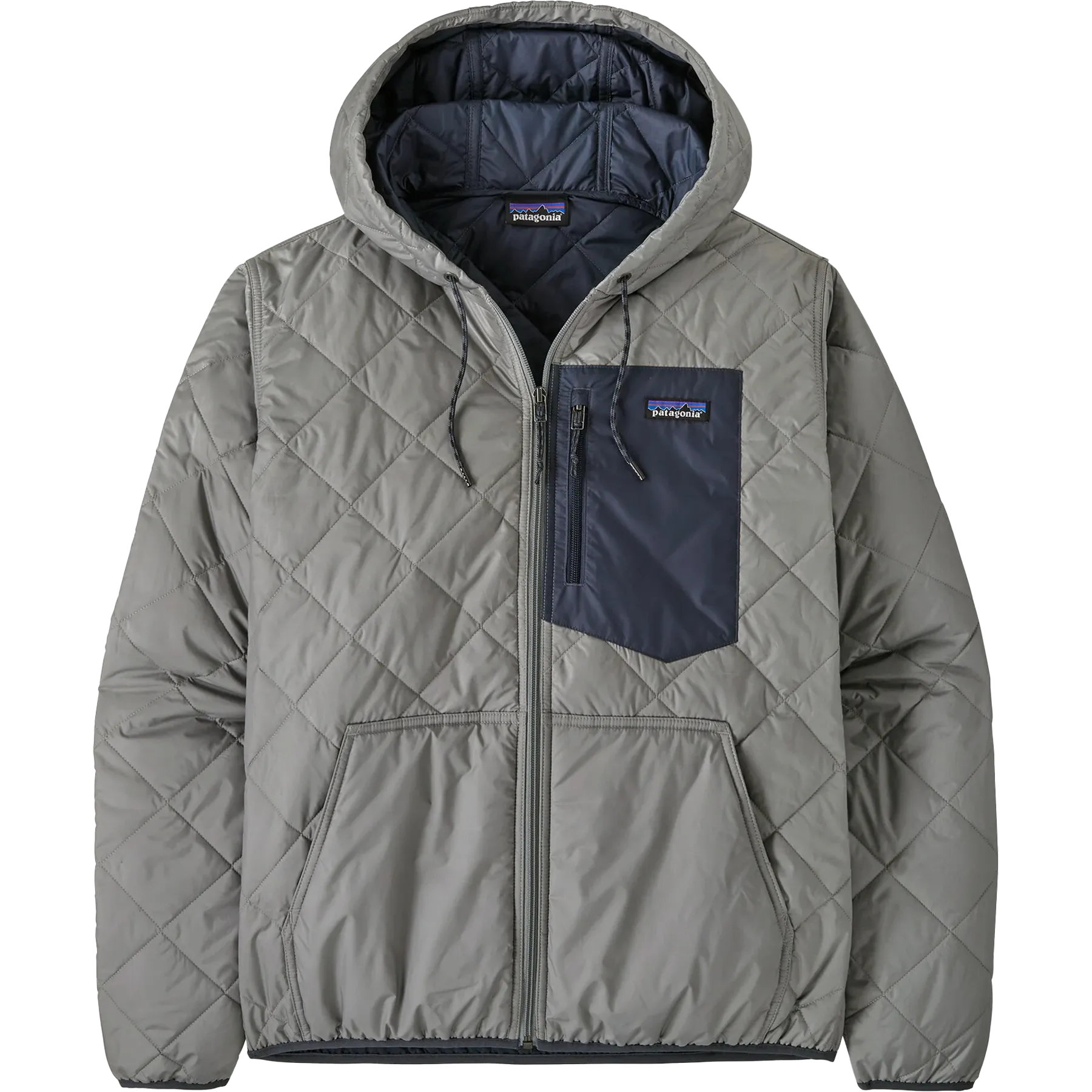 Design Edge AntiPillFinish Men's Diamond Quilted Bomber Hoody