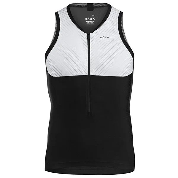 Men's Elite Aero II Sleeveless Tri Top UltraSoft Texture Evening Glow