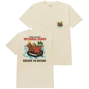 Men's Escape to Nature Bear Float Pocket Tee StretchPaneling