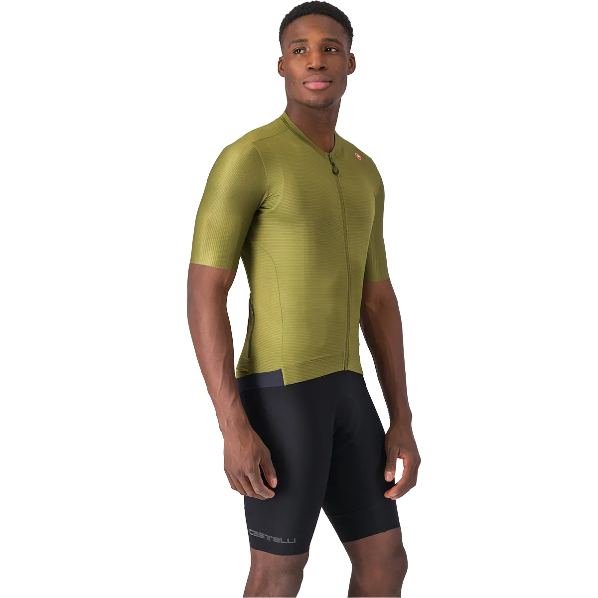 Men's Espresso Bibshort VentilatedKnit Cool Edge