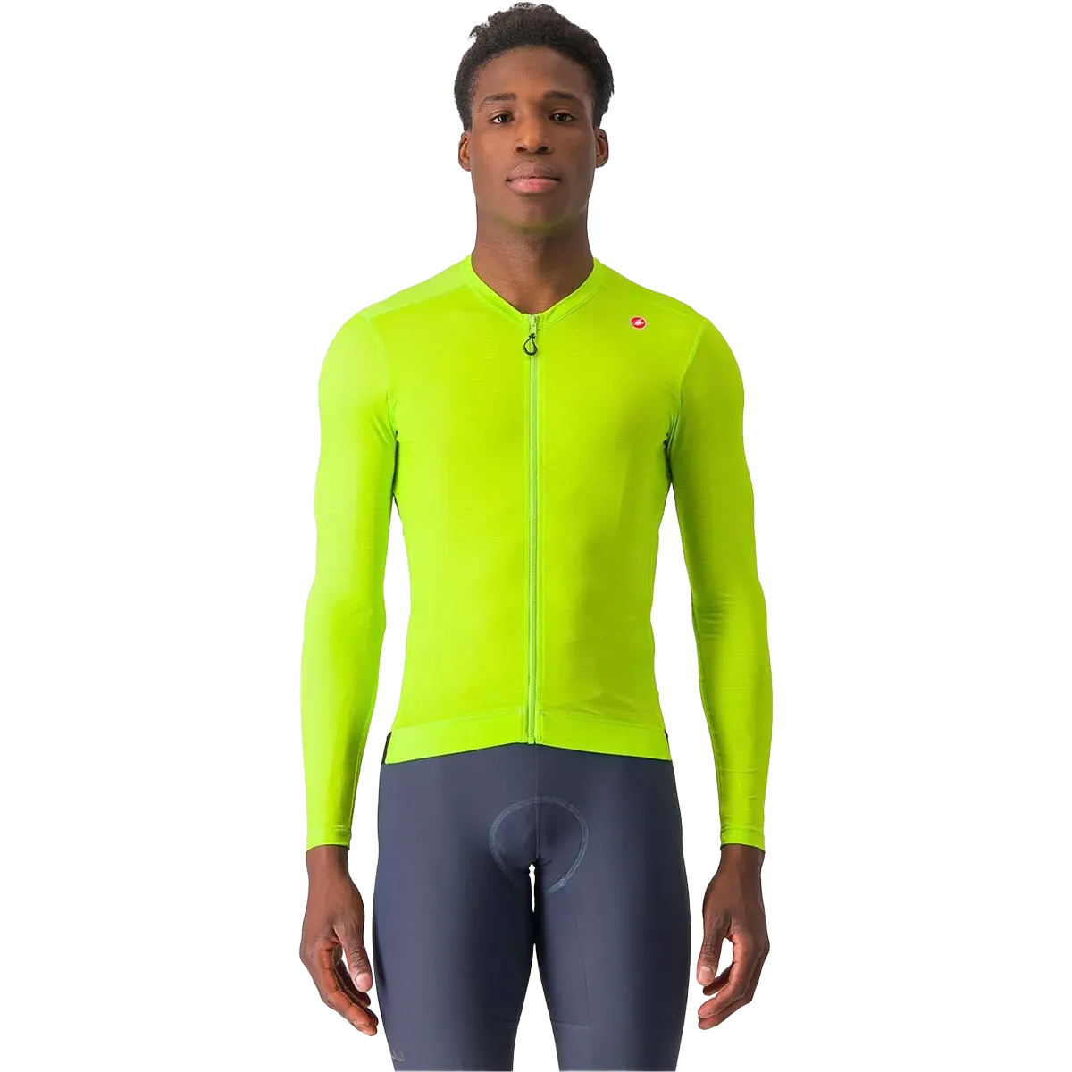 Hypoallergenic Fibers Recycle Glow Men's Espresso Long Sleeve Jersey