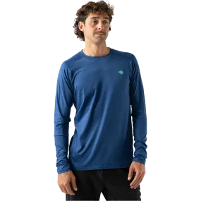 Men's EZ Tee Long Sleeve OdorControl Treatment Royal Ease