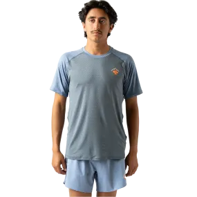 Men's EZ Tee Perf Short Sleeve Trail warm fleece Lake Glow
