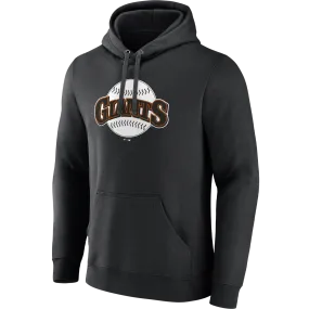 Men's Giants Cooperstown Pullover Hoodie Layer Light EasyAdjustment