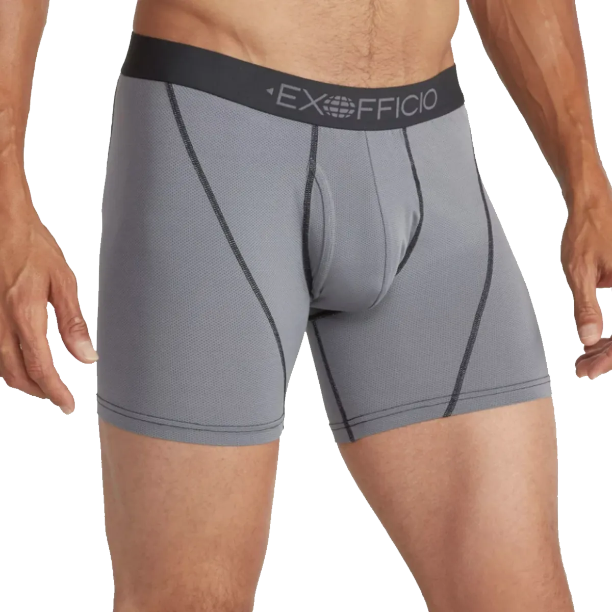 MoistureManagement Technology Men's Give-N-Go 2.0 Sport Mesh 6" Boxer Brief