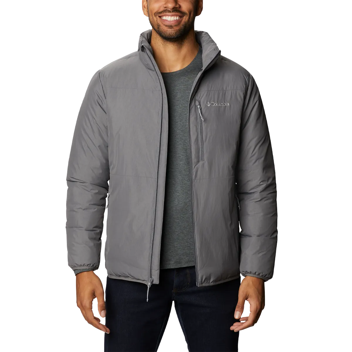 Men's Grand Wall Jacket Moon Beam EcoFriendlyTextile