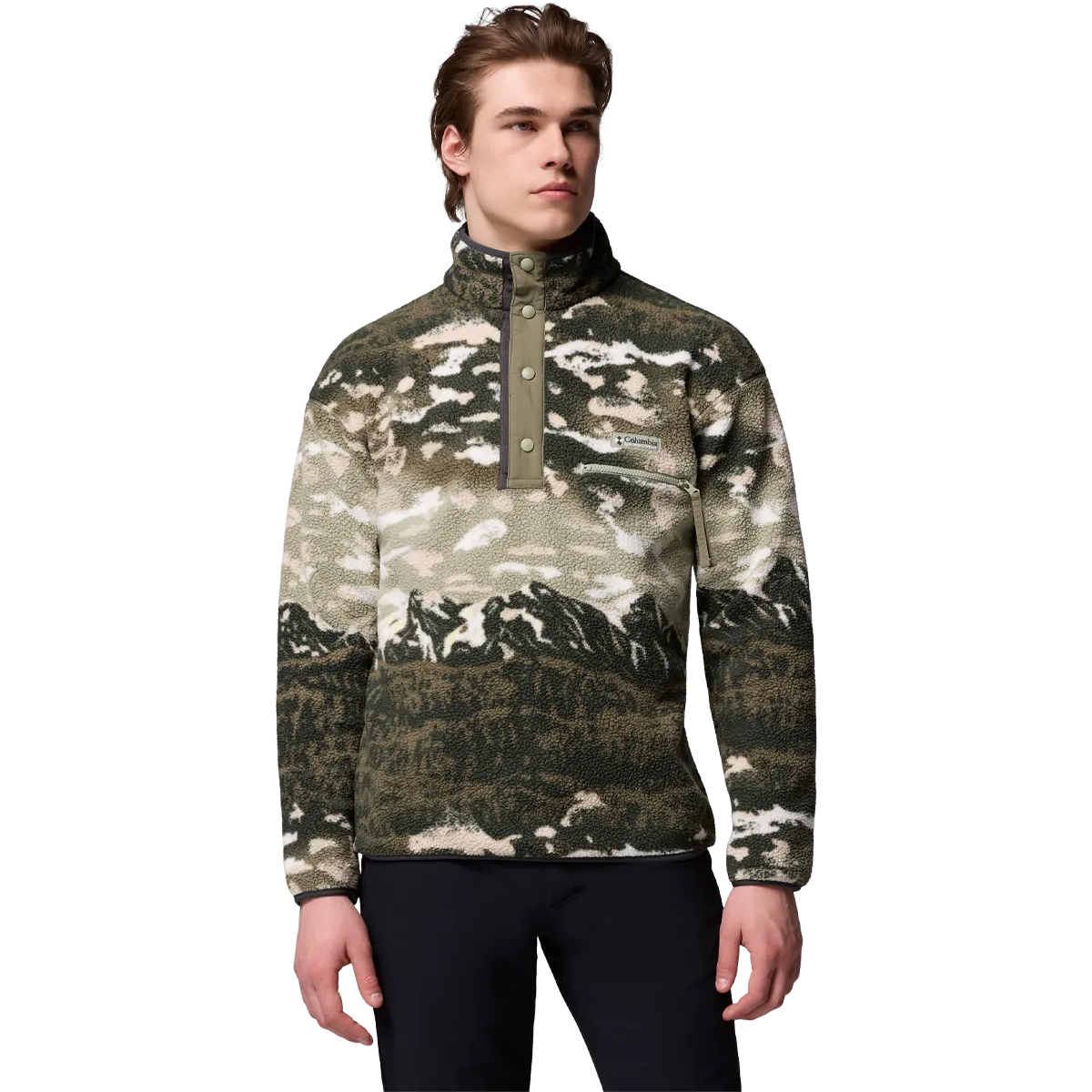 MoistureManagementSystem Men's Helvetia II Printed 1/2 Snap Pullover