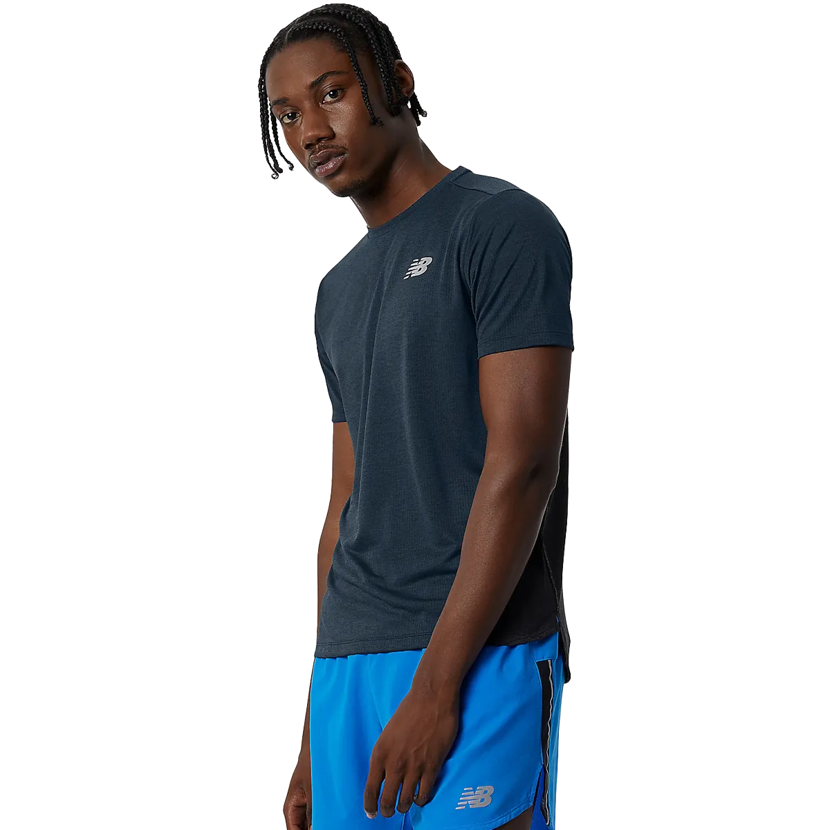 Men's Impact Run Short Sleeve Airflow Mesh Panels NoSlipGrip