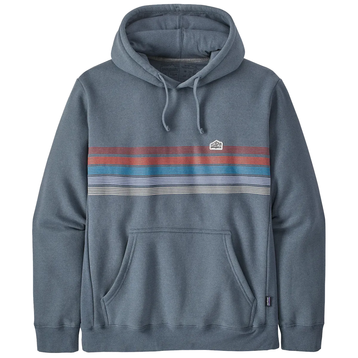 Men's Line Logo Ridge Stripe Uprisal Hoody Tropical Glow elastic waistband