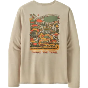 Charm Core Elastic cuffs Men's Long-Sleeved Capilene Cool Daily Graphic Shirt - Lands