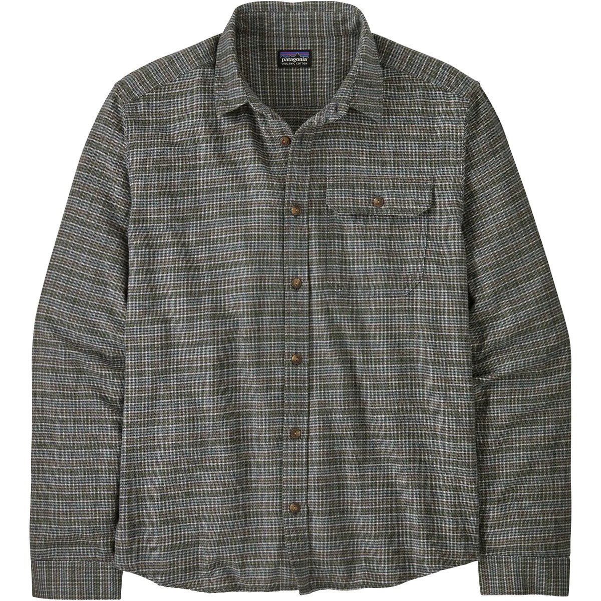 Men's Long-Sleeved Lightweight Fjord Flannel Shirt Reflective accents