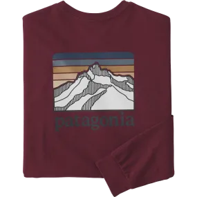 Men's Long-Sleeved Line Logo Ridge Responsibili-Tee AI Style