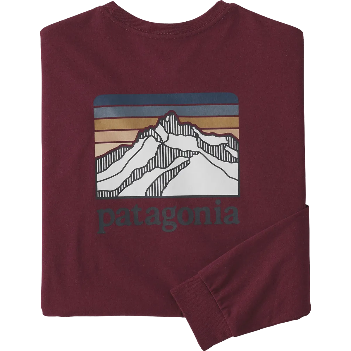 Weather Guard Men's Long-Sleeved Line Logo Ridge Responsibili-Tee