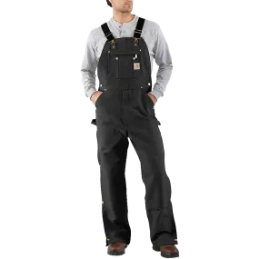 Fine Weave Men's Loose Fit Firm Duck Bib Overall