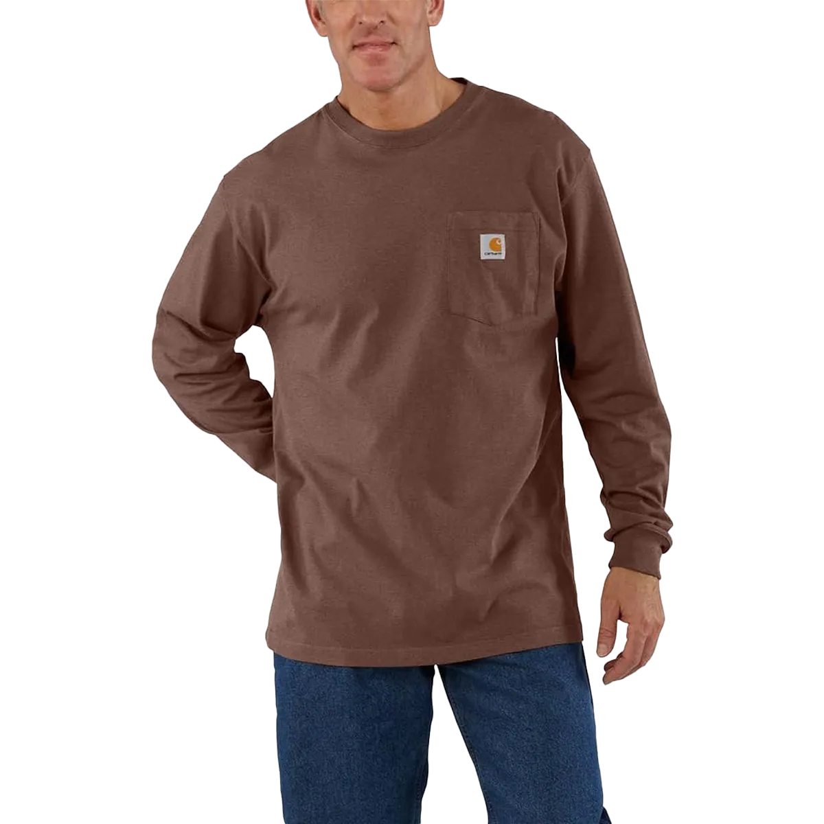 AntiSnagTechnology Craft Soul Men's Loose Fit Heavyweight Long Sleeve Pocket T-Shirt