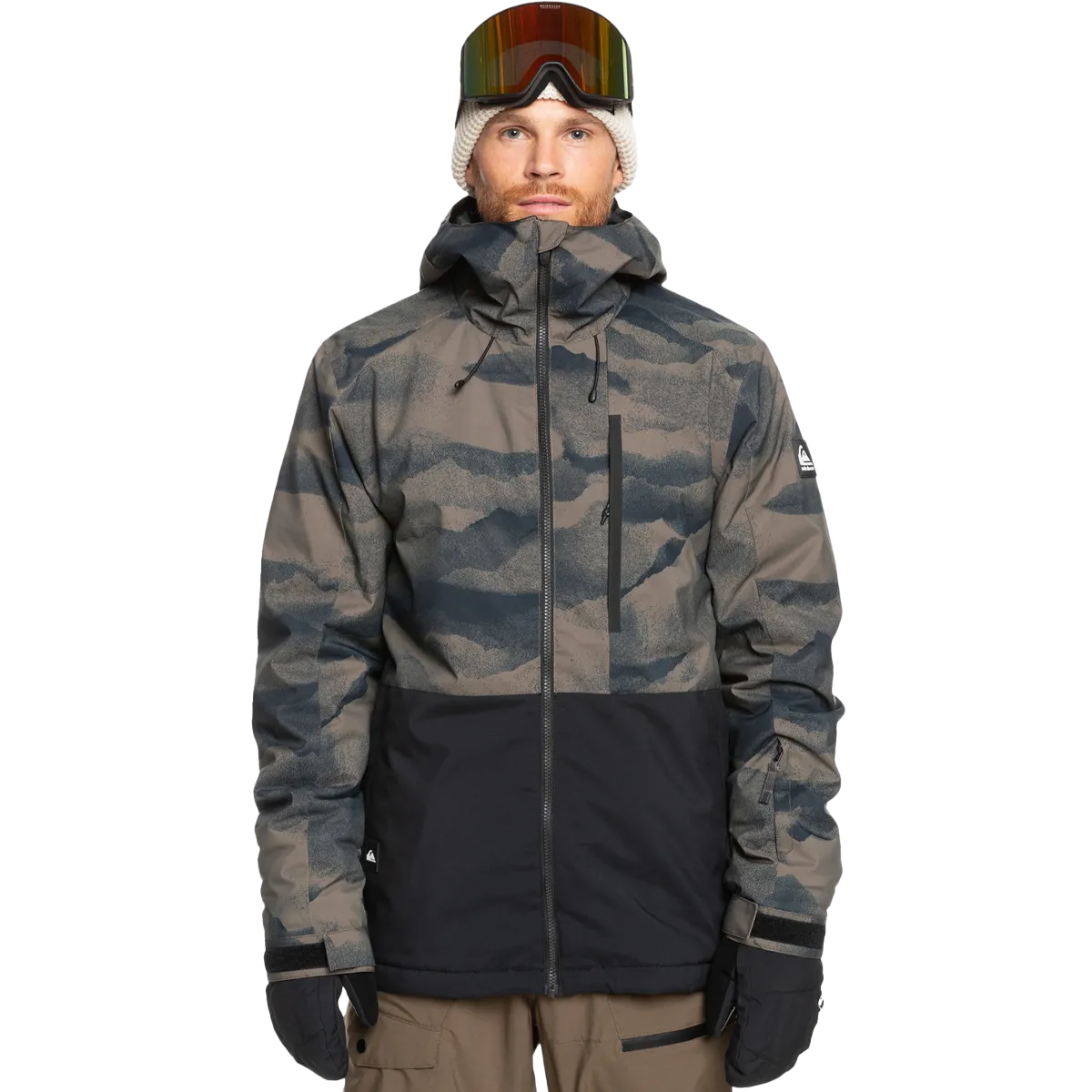 Global Edge Men's Mission Printed Block Jacket
