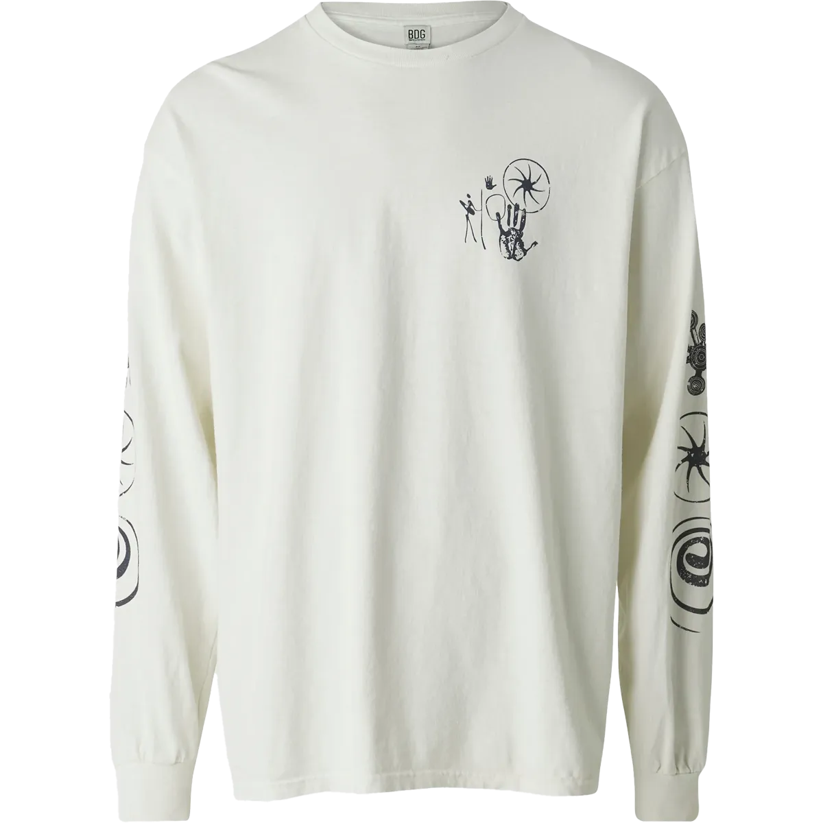Men's Nature Drawing Long Sleeve Zero Waste MultiPurposePockets
