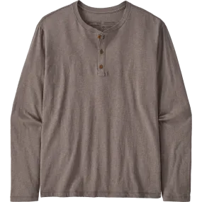 Men's Organic Cotton Lightweight Henley Windproof Outer Layer
