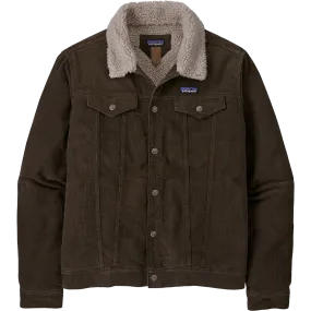 Men's Pile-Lined Trucker Jacket Ocean Air Stretchable Material