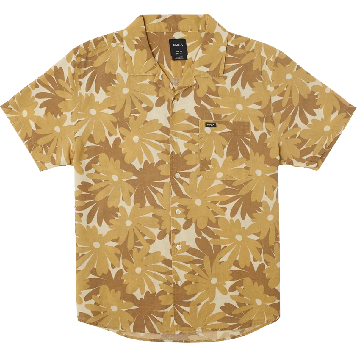 MoistureControlClothing Men's Pop Floral Short Sleeve Shirt