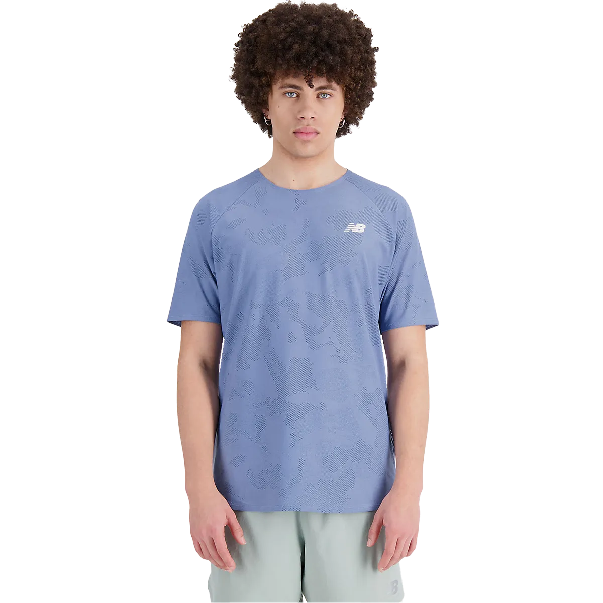 Men's Q Speed Jacquard Short Sleeve Royal Ease