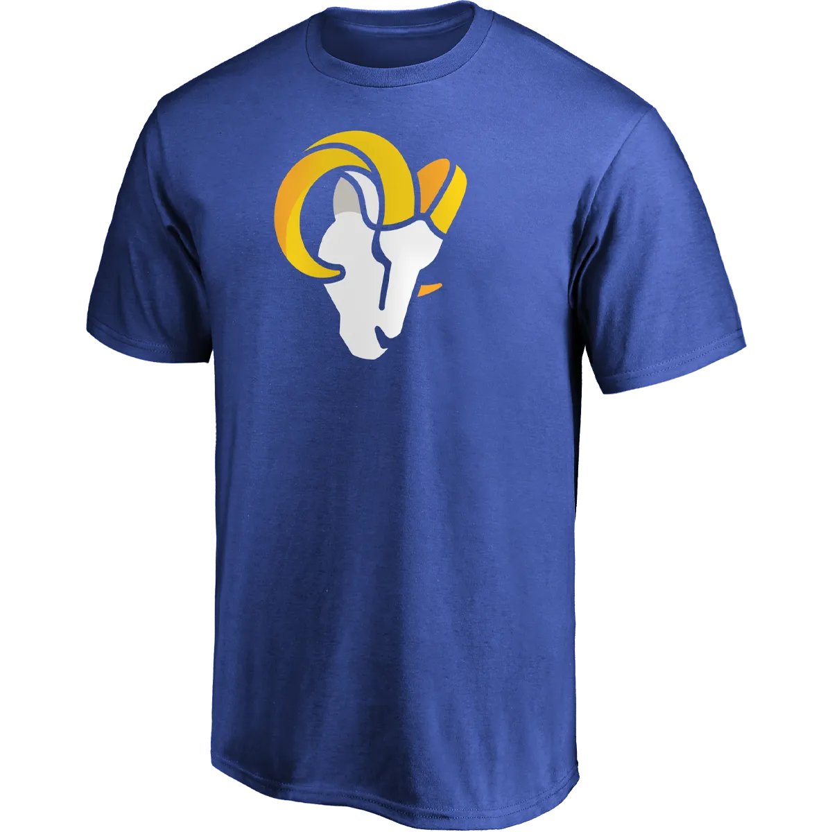 Men's Rams Cotton Primary Logo Short Sleeve NoIrritationSeams Breathable knit