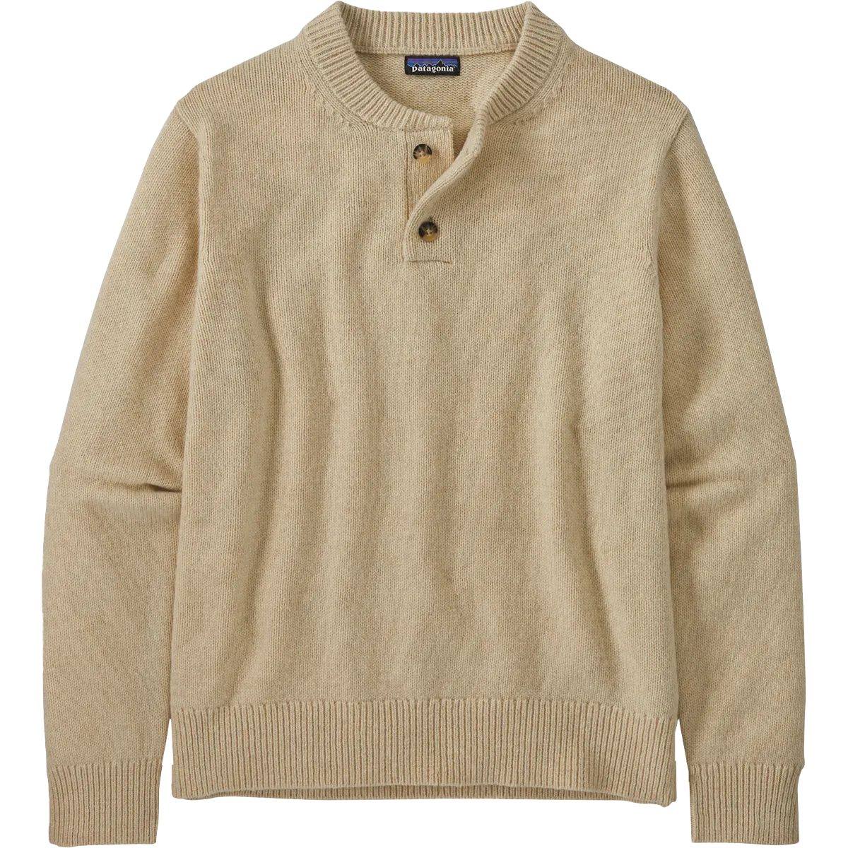 Men's Recycled Wool-Blend Buttoned Sweater Sustainable Base QuickReleaseFastener