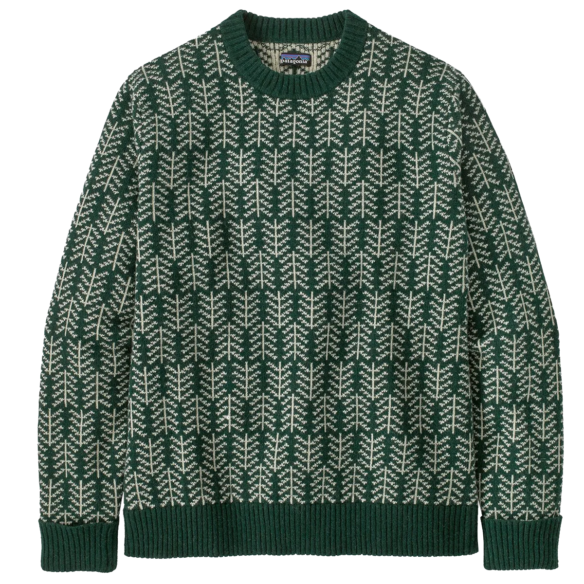 Men's Recycled Wool-Blend Sweater SplitHemDesign LowMaintenanceFabric