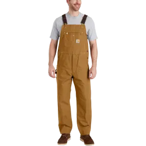 Men's Relaxed Fit Duck Bib 32" Overall ElasticBinding