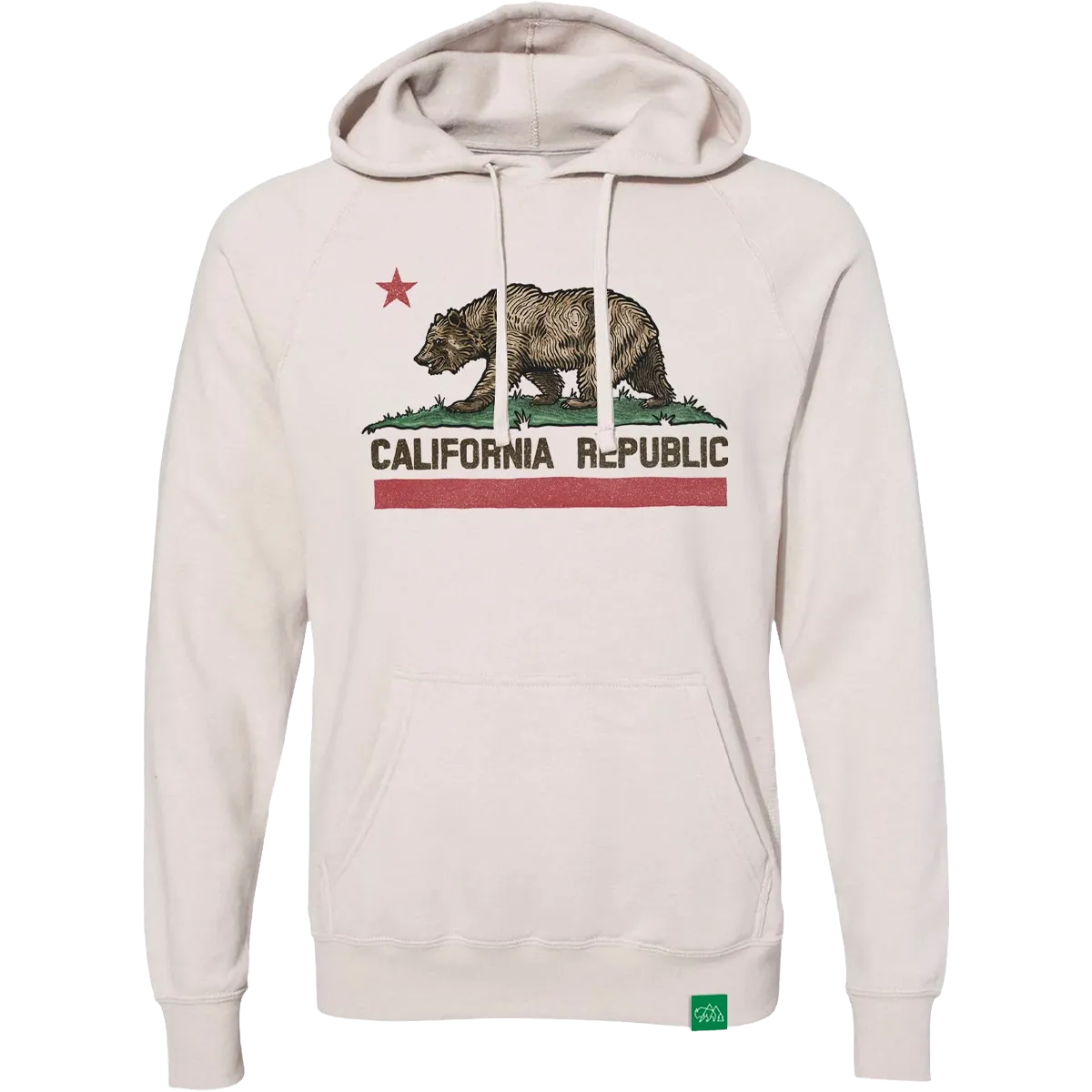 DoubleStitched Seams Lightweight Composite Men's Republic of CA Hoodie