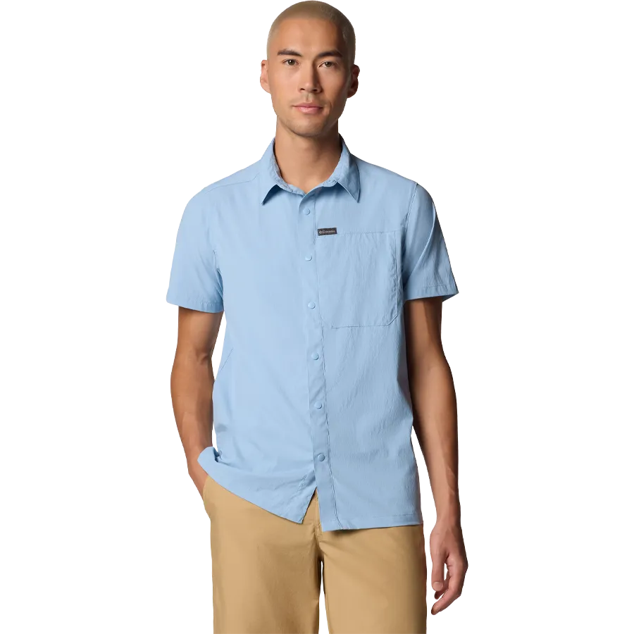 Men's Sage Peak Woven Short Sleeve Shirt Air Move