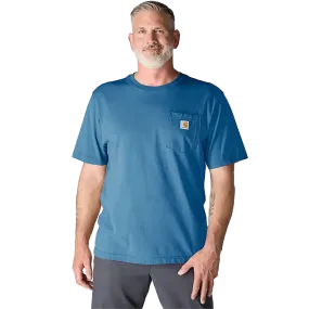 Men's Short-Sleeve Workwear Pocket T-Shirt Cotton Glow Ocean Fit