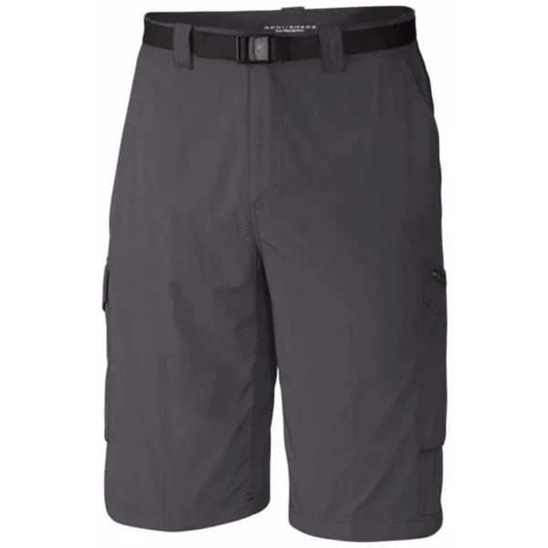 Men's Silver Ridge Cargo Shorts 10" Flatlock stitching SlipResistantHem