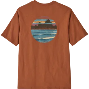 warm fleece Men's Skyline Stencil Responsibili-Tee