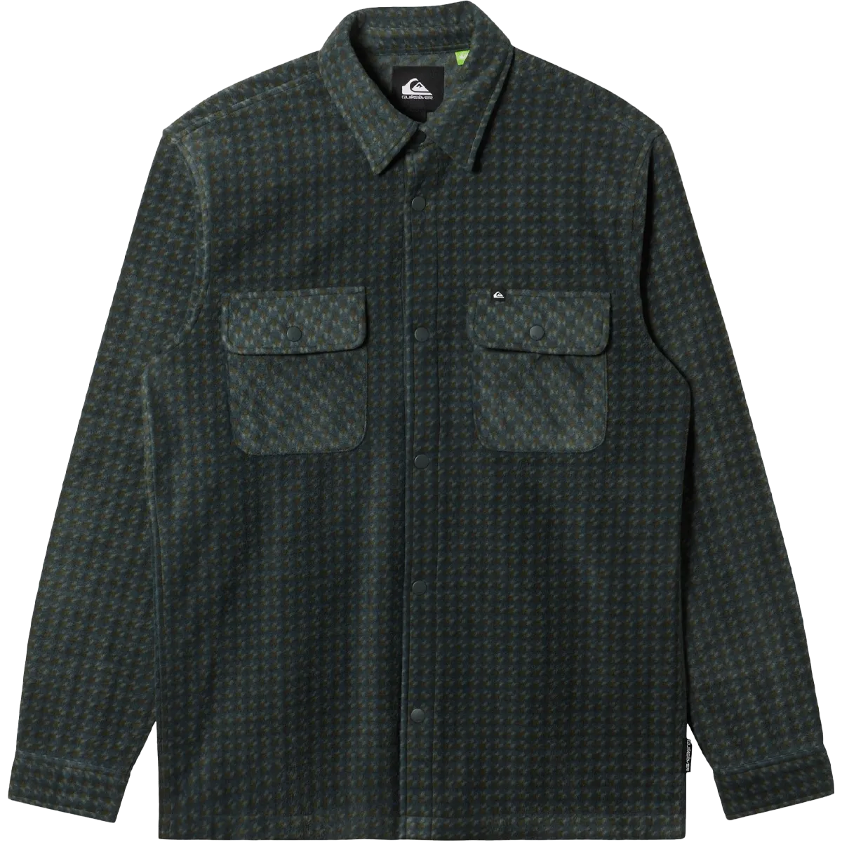 Men's Surf Days Long Sleeve Shacket DoubleLayered Structure Morning Walk