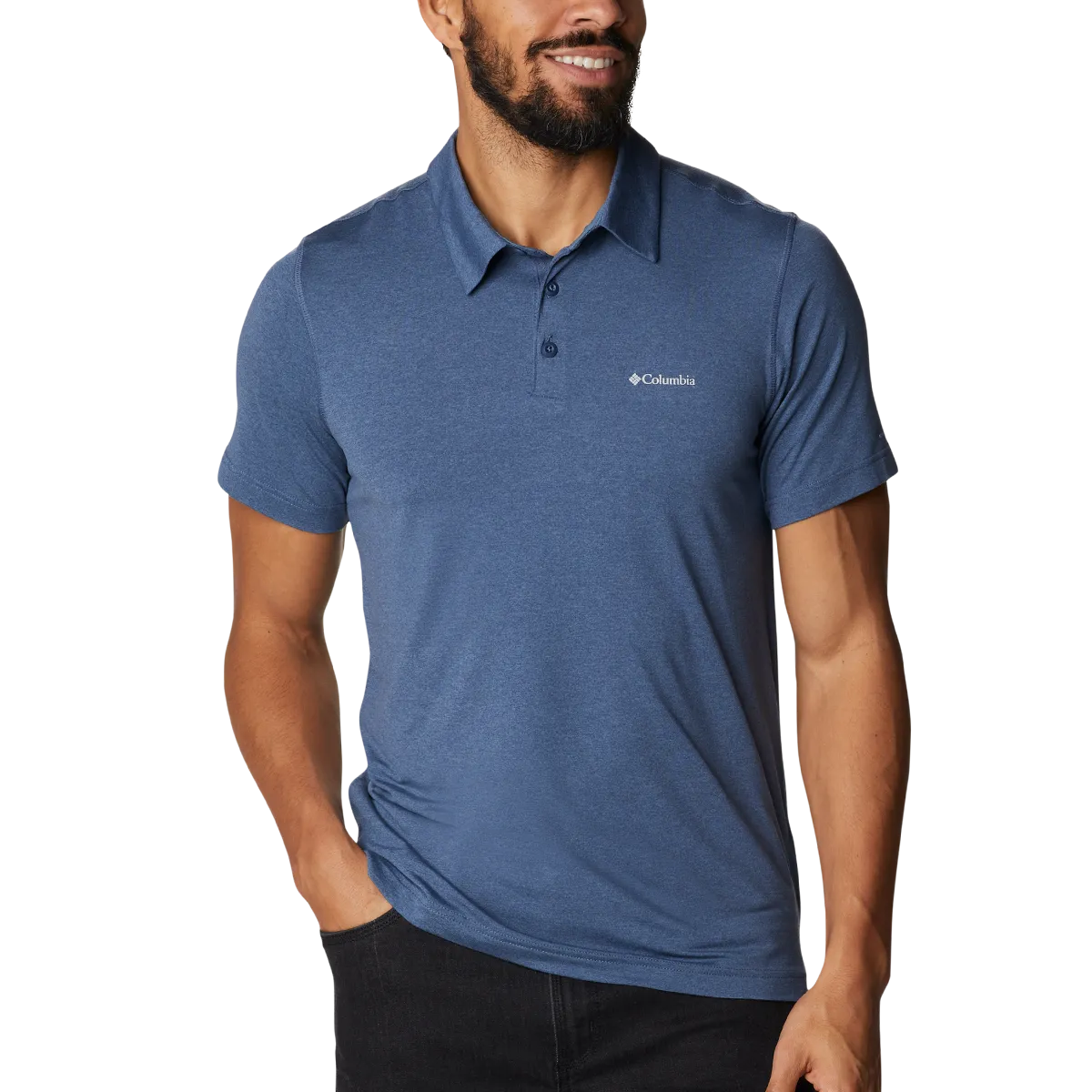 Sheer Glow DurableCoverstitch Men's Tech Trail Polo