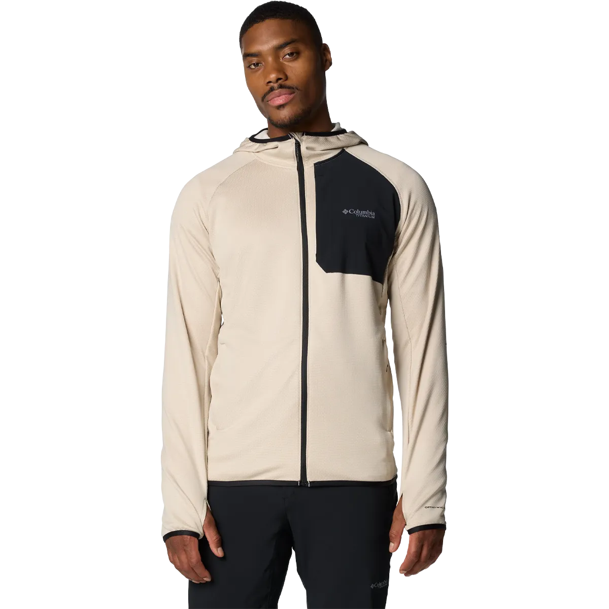 Men's Triple Canyon Grid Fleece Hoody Handmade Glow