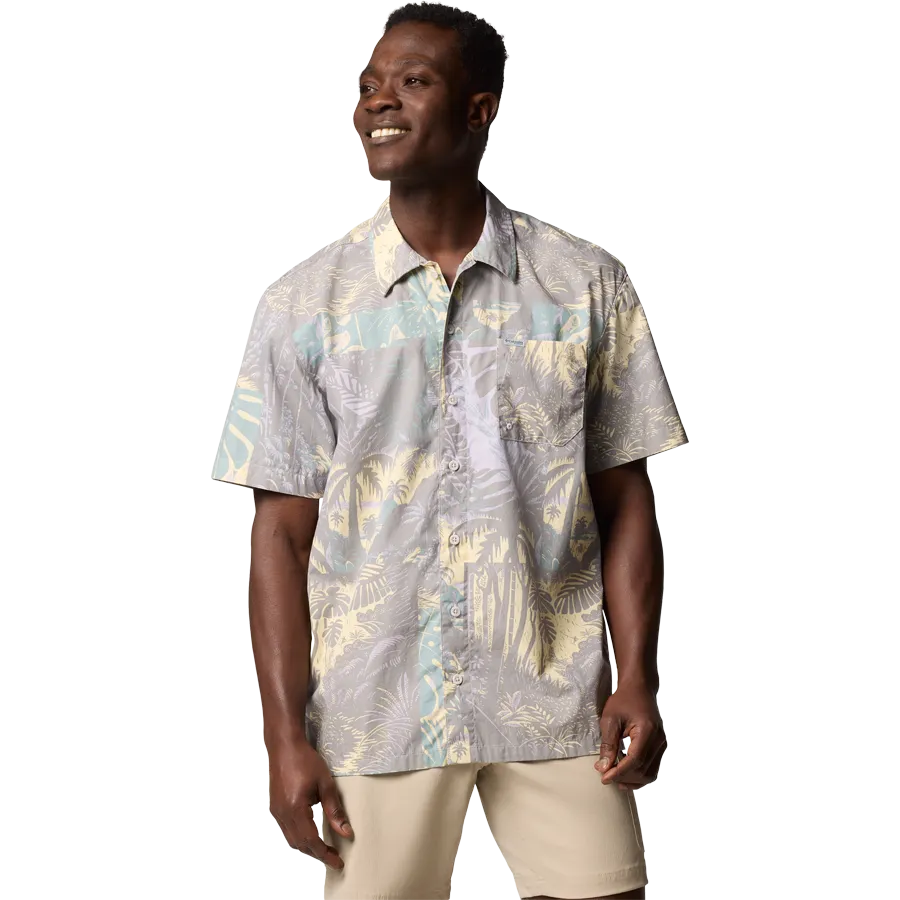 NoSlipGrip DoubleLayeredHem Men's Trollers Best Short Sleeve Shirt