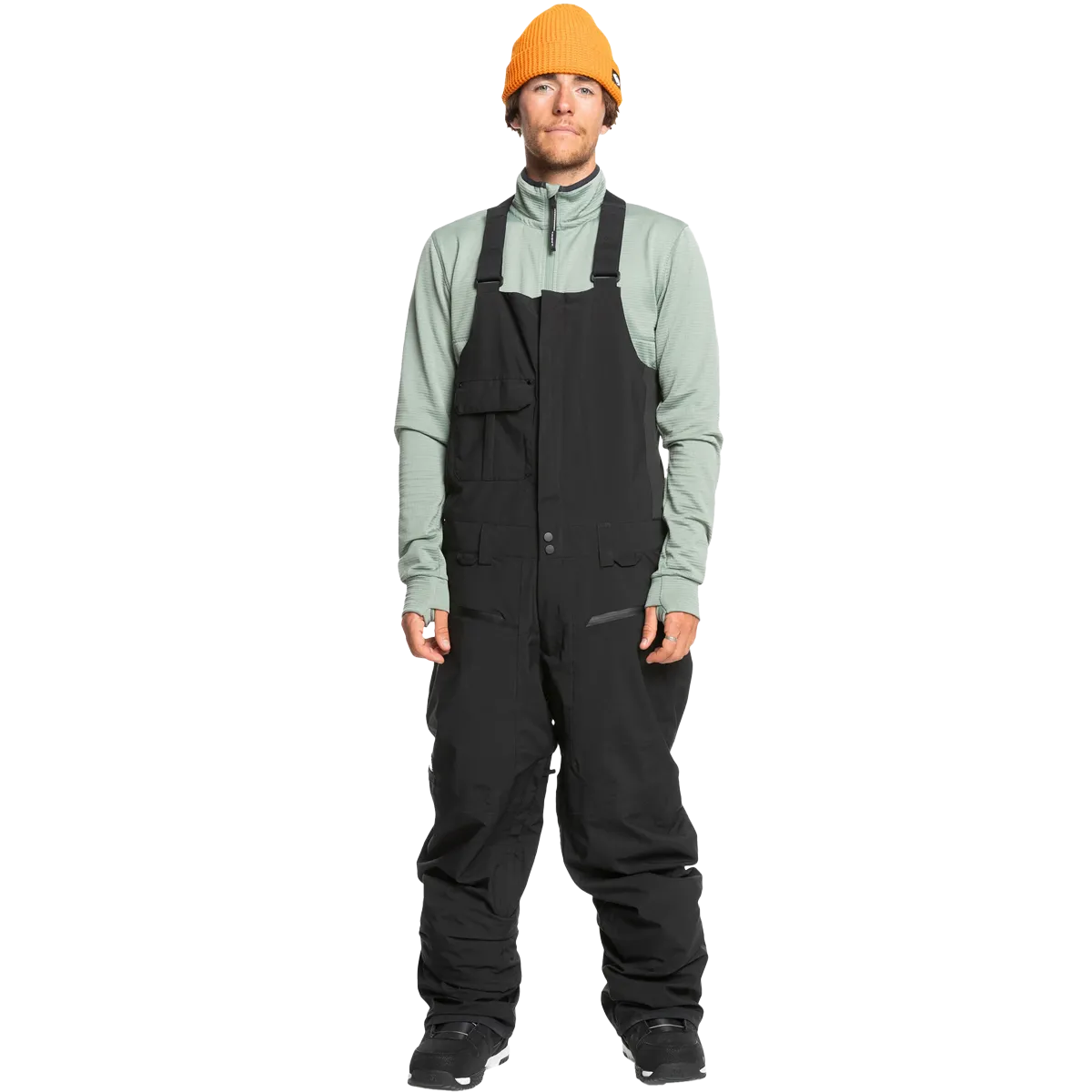 Men's Utility Bib Snow Pants High End Flexible Joints