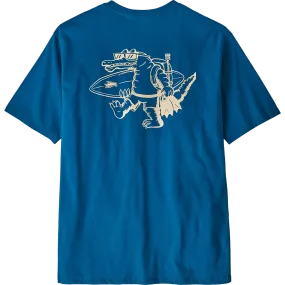Green Fit FlexibleCuff Men's Water People Organic Pocket T-Shirt