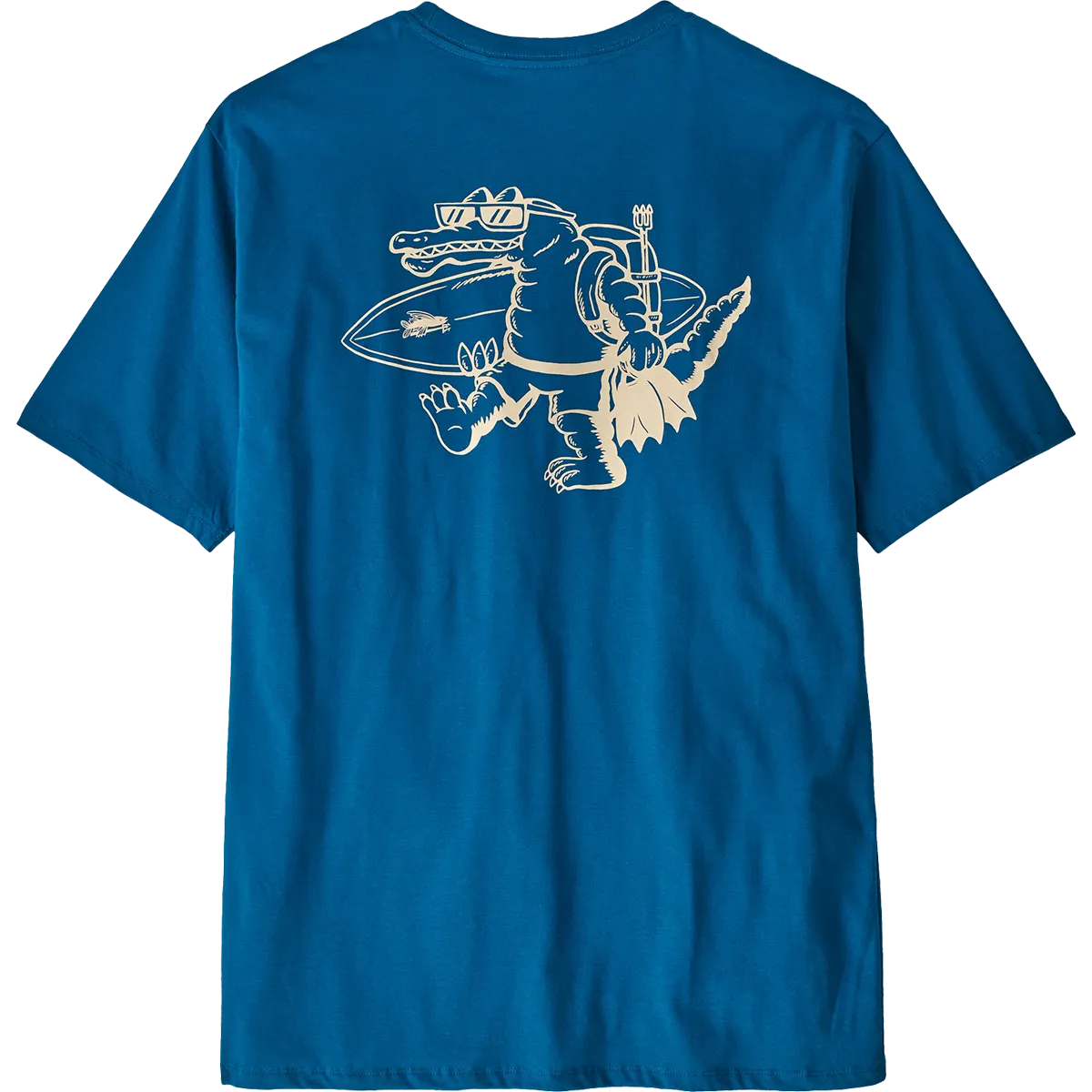 Men's Water People Organic Pocket T-Shirt TagFreeDesign Farm Glow