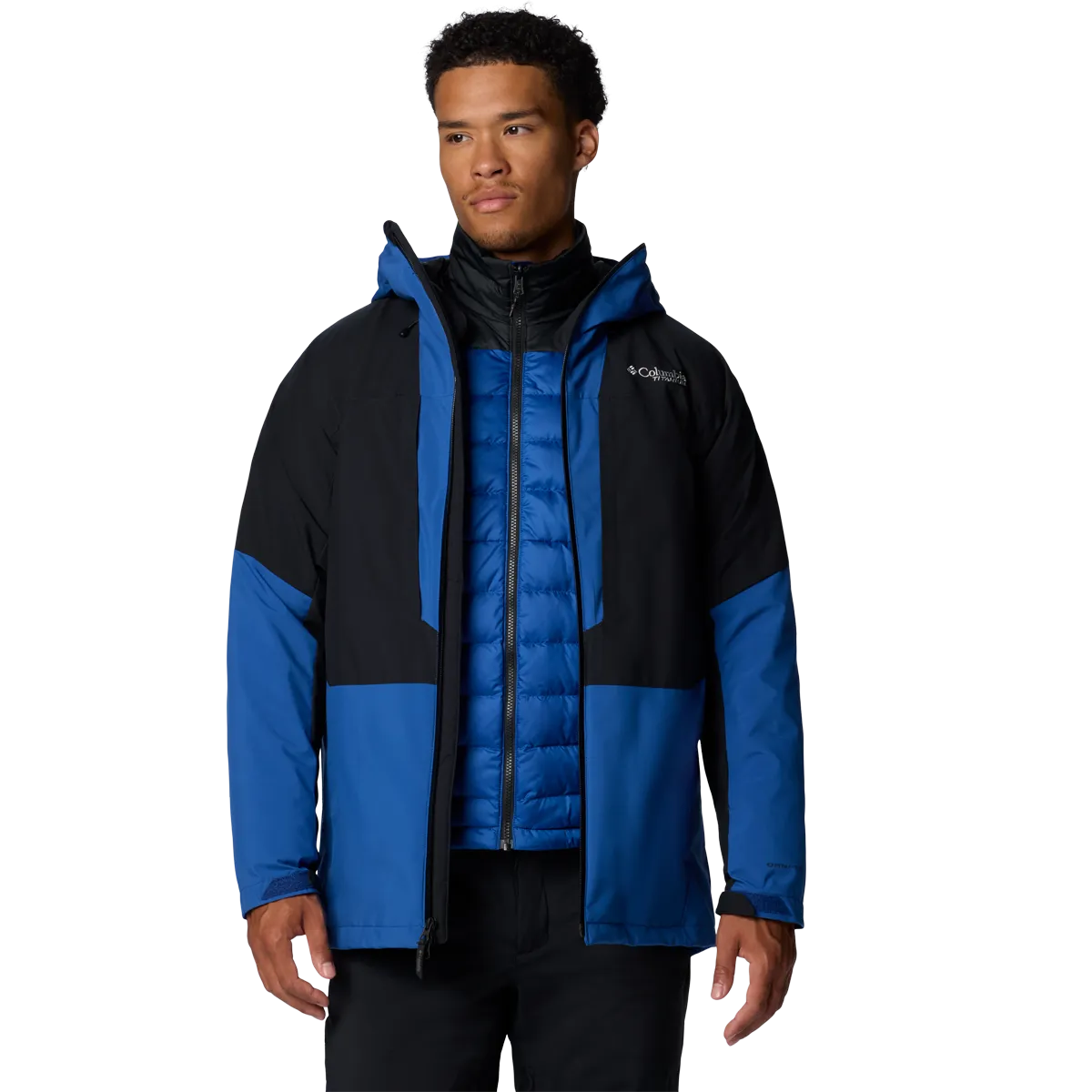 Men's Winter District II Interchange Jacket Cyber Glow Flexible Material