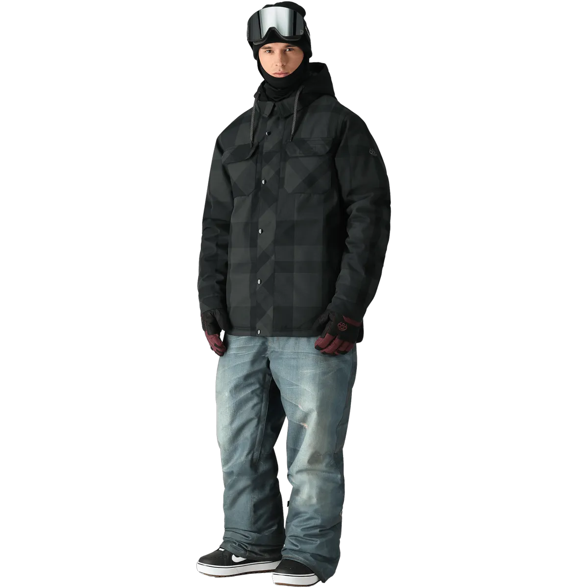 Men's Woodland Insulated Jacket EcoFriendlyDyeProcess Cozy Vibe