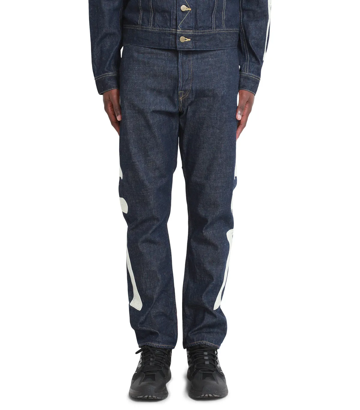 Run Glow Kapital 12.5oz Denim Mexican Tuxedo 5P Okagilly Pants Indigo
