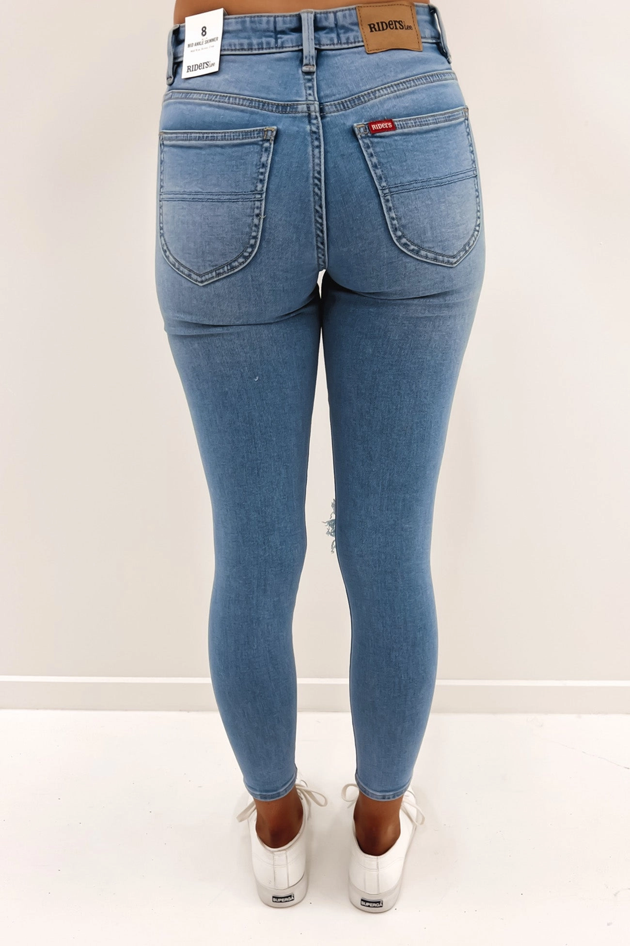 Mid Ankle Skimmer Jean Lunar Destroy Sharp Finish