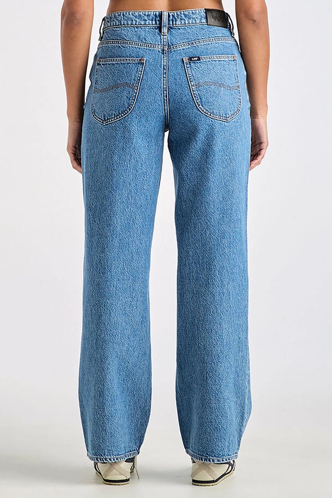 Classic Style Mid Baggy Jean Bold Blue Petite