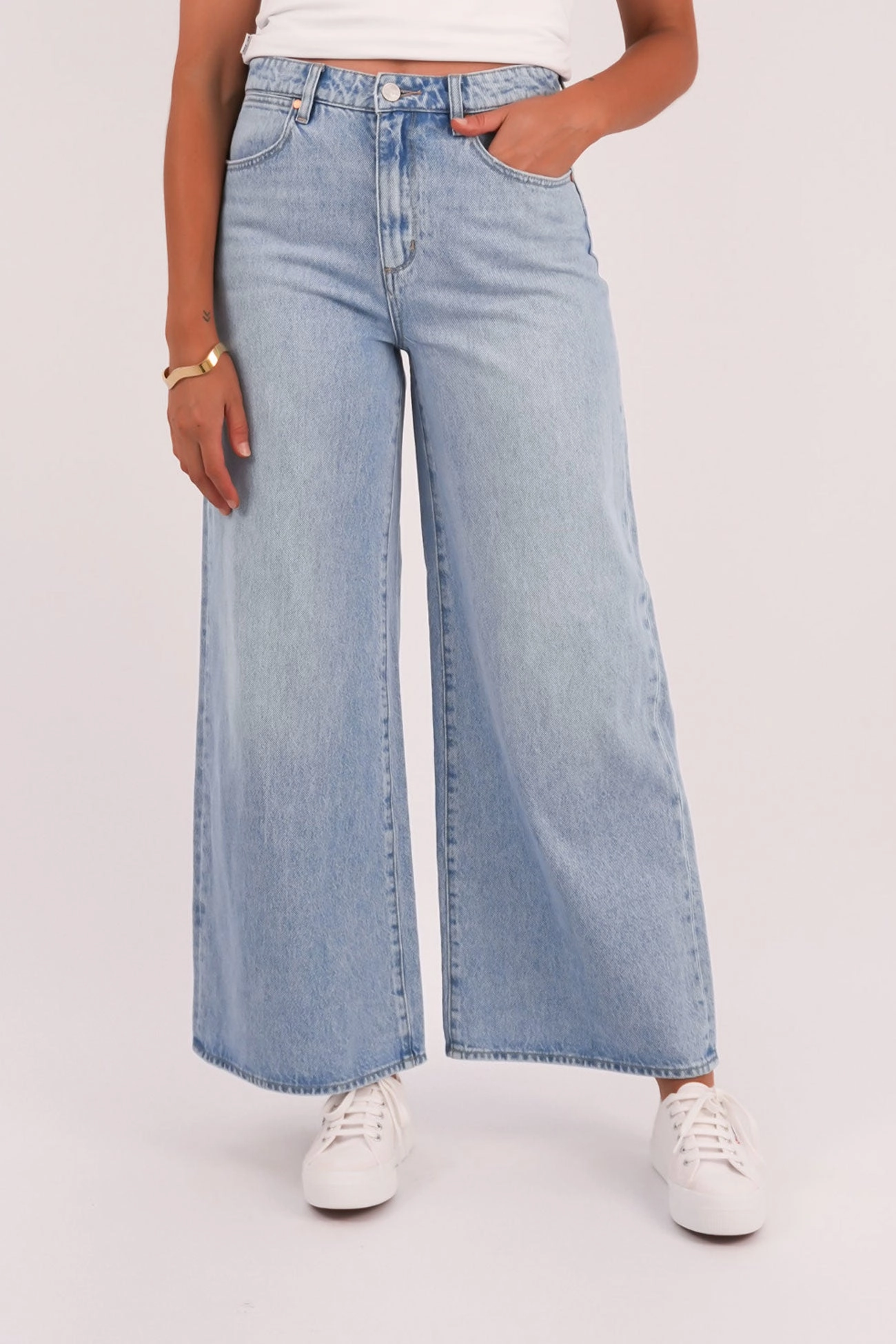 Brunch Outfit Trend Setter Mid Stevie Jean Set Time Blue Petite